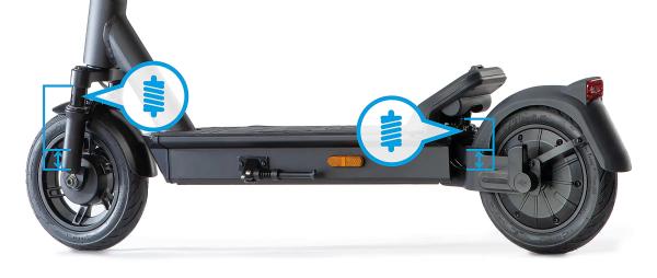 E-Scooter,BUNDLE - ePF-2 PRO 490W + Wechselakku 490Wh,Im Bundle mit zweitem 490Wh Wechselakku zum Vorteilspreis.